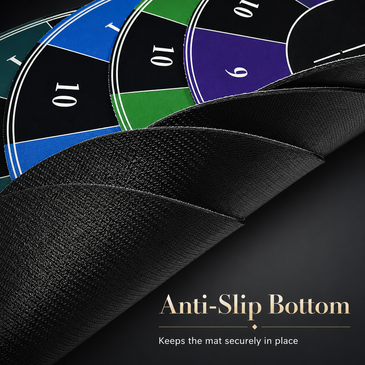 Round Poker Mat