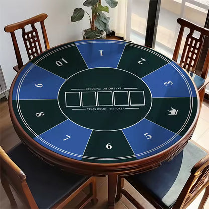 Round Poker Mat