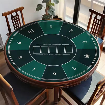 Round Poker Mat