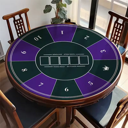 Round Poker Mat