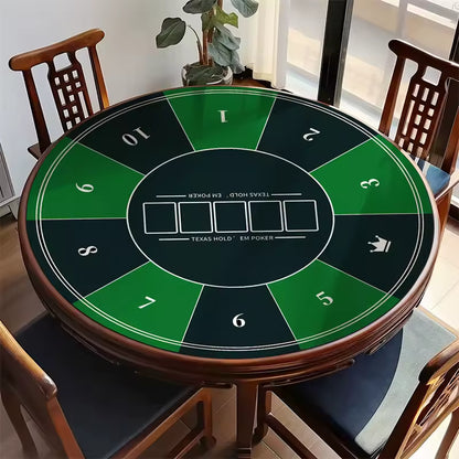 Round Poker Mat