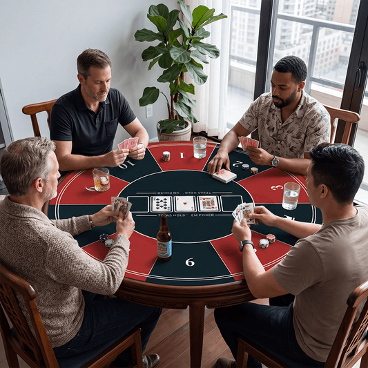 Round Poker Mat