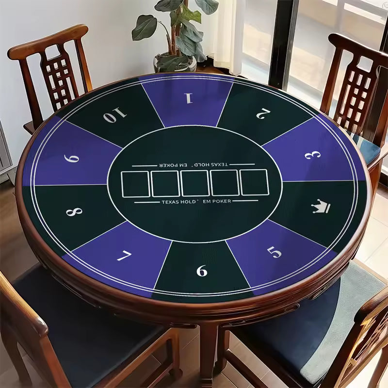 Round Poker Mat