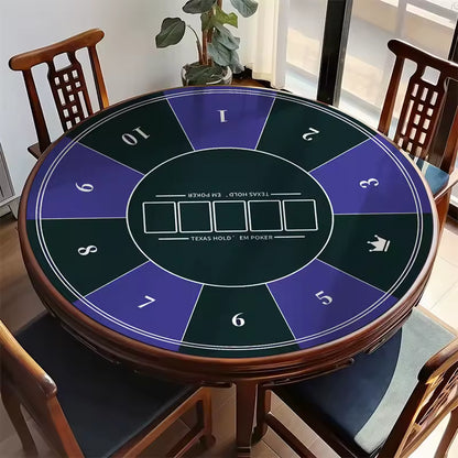 Round Poker Mat