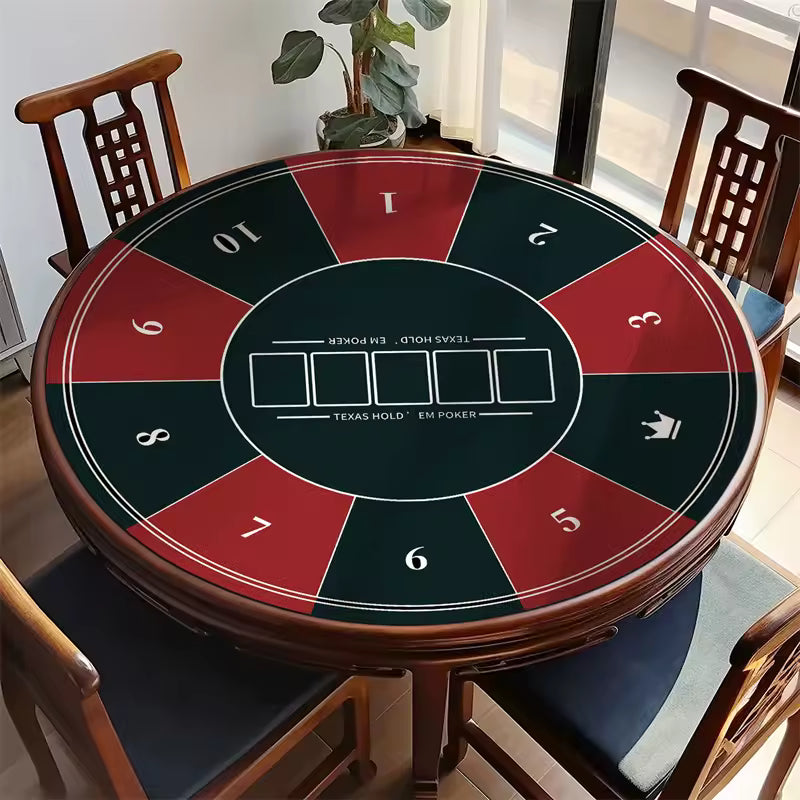 Round Poker Mat