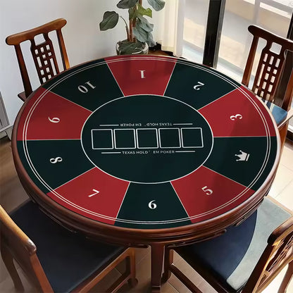 Round Poker Mat