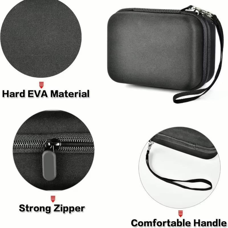 Small card case features including EVA material zipper and handle