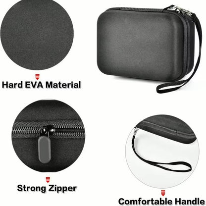 Small card case features including EVA material zipper and handle