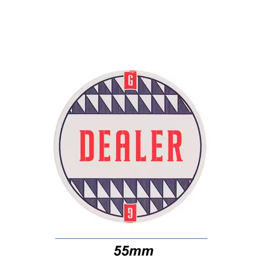 Poker dealer button